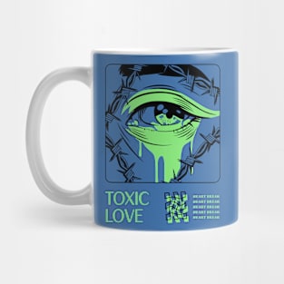 Toxic Love Heart Break Broken Heart Poison Mug